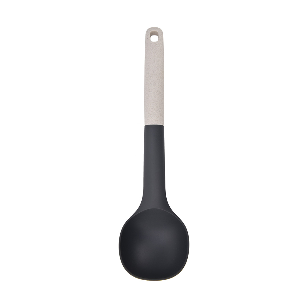 Cucharón Para Sopa Gris De Plástico 30.5X9X6Cm