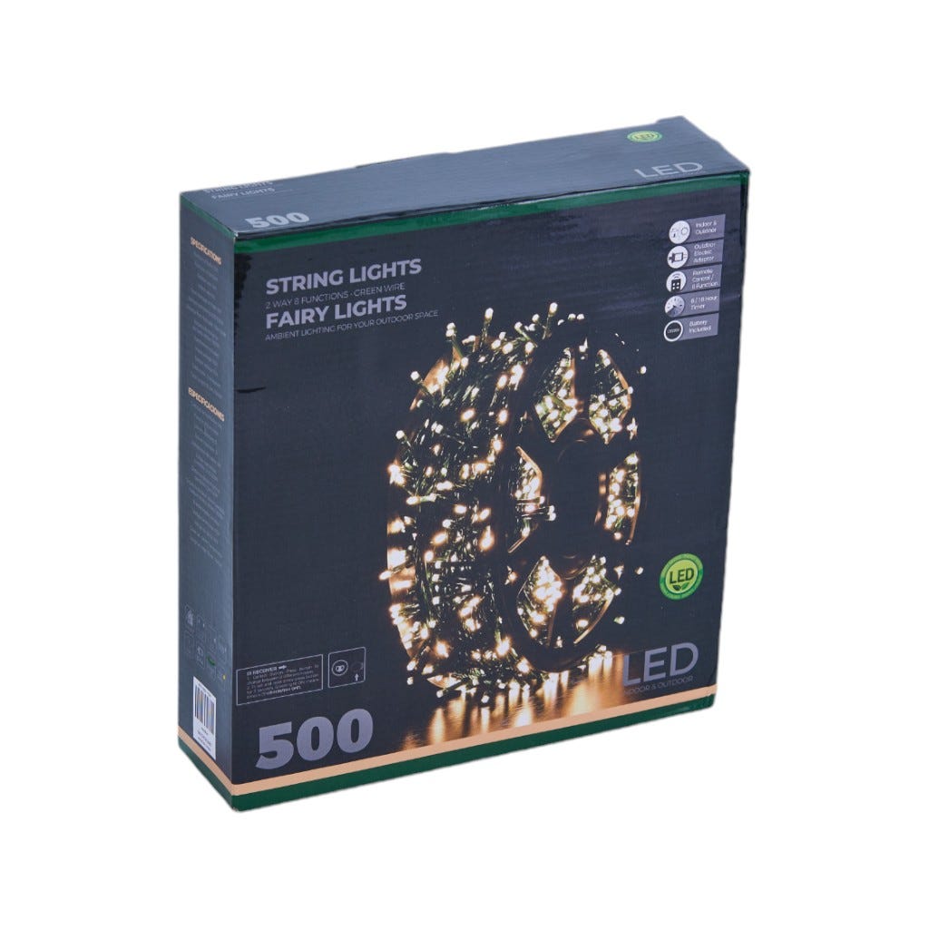 Luces De Cuerda Led Con 8 Funciones 500