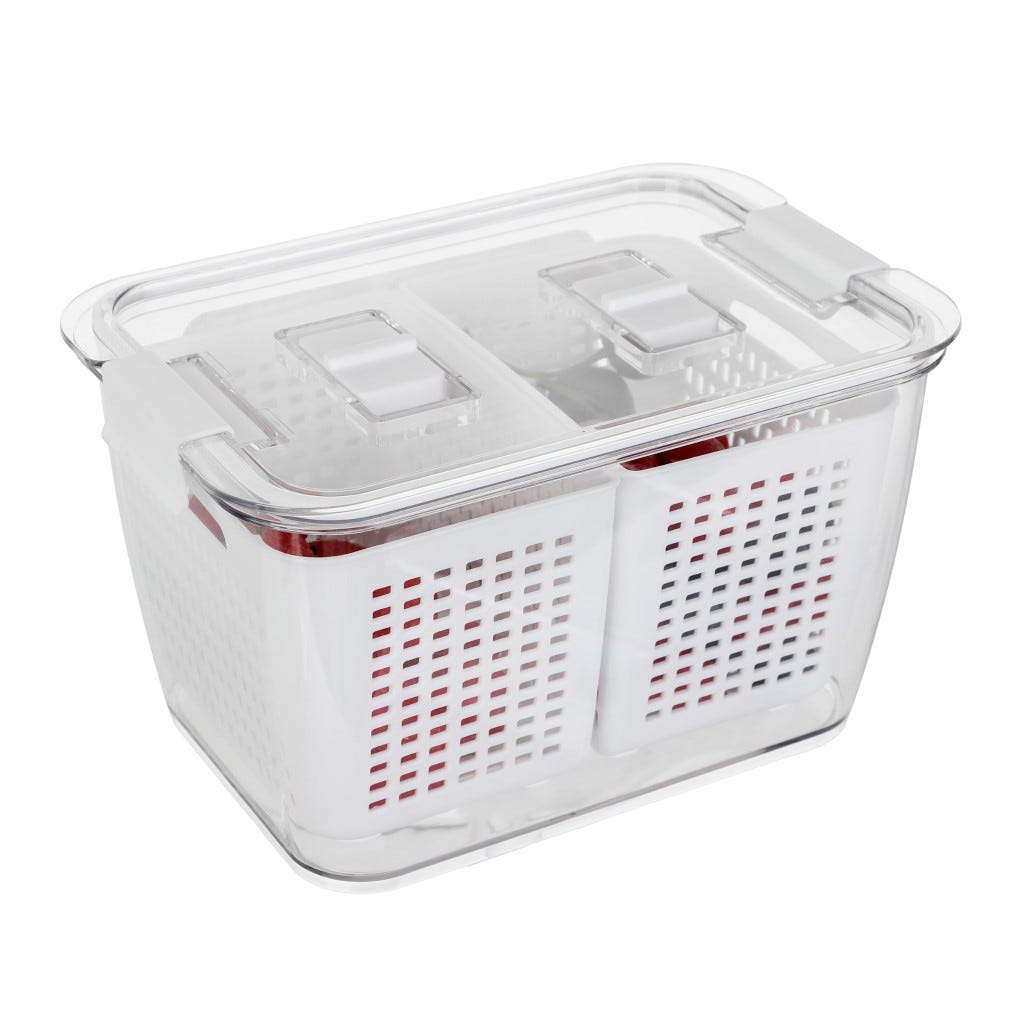 Caja De Almacenamiento Para Nevera 20X14X12Cm