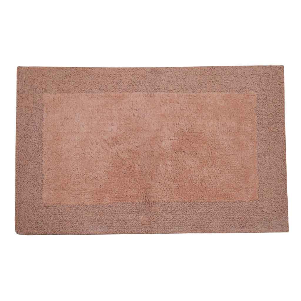 Alfombra de baño de color durazno 50X80CM