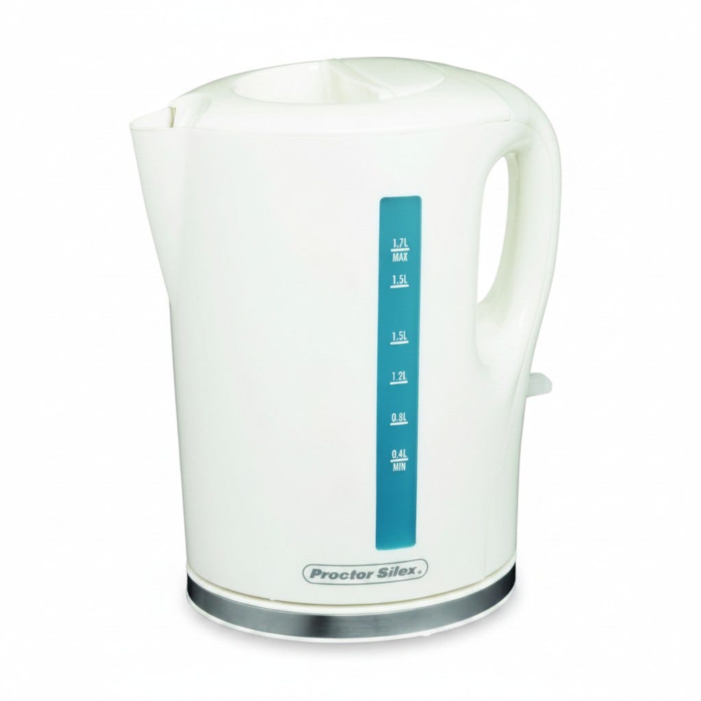 Hervidor Eléctrico Blanco 1.7 L Proctor Silex