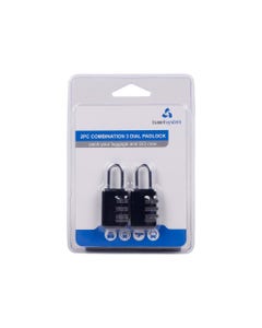 Set De 2 Cerradura De 3 Dígitos