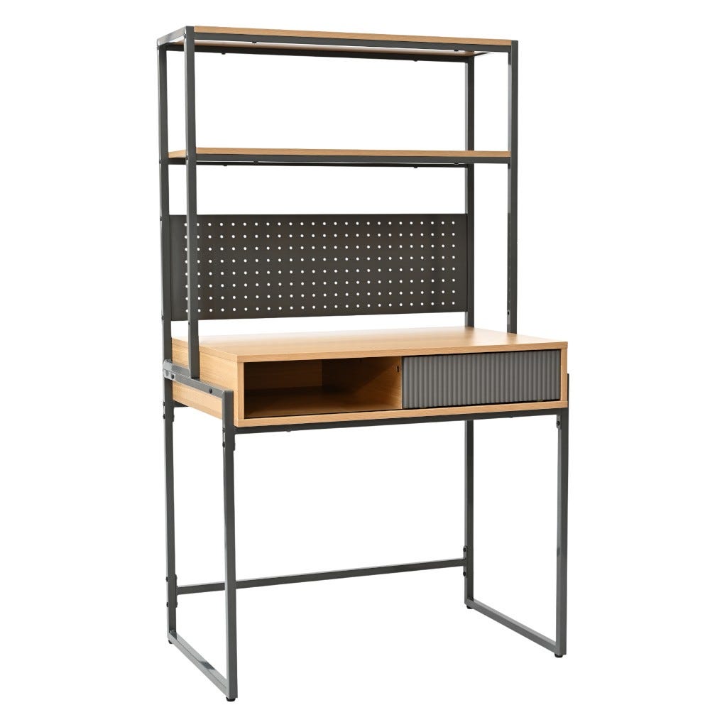 Mesa De Ordenador Alessia 84X55X148Cm