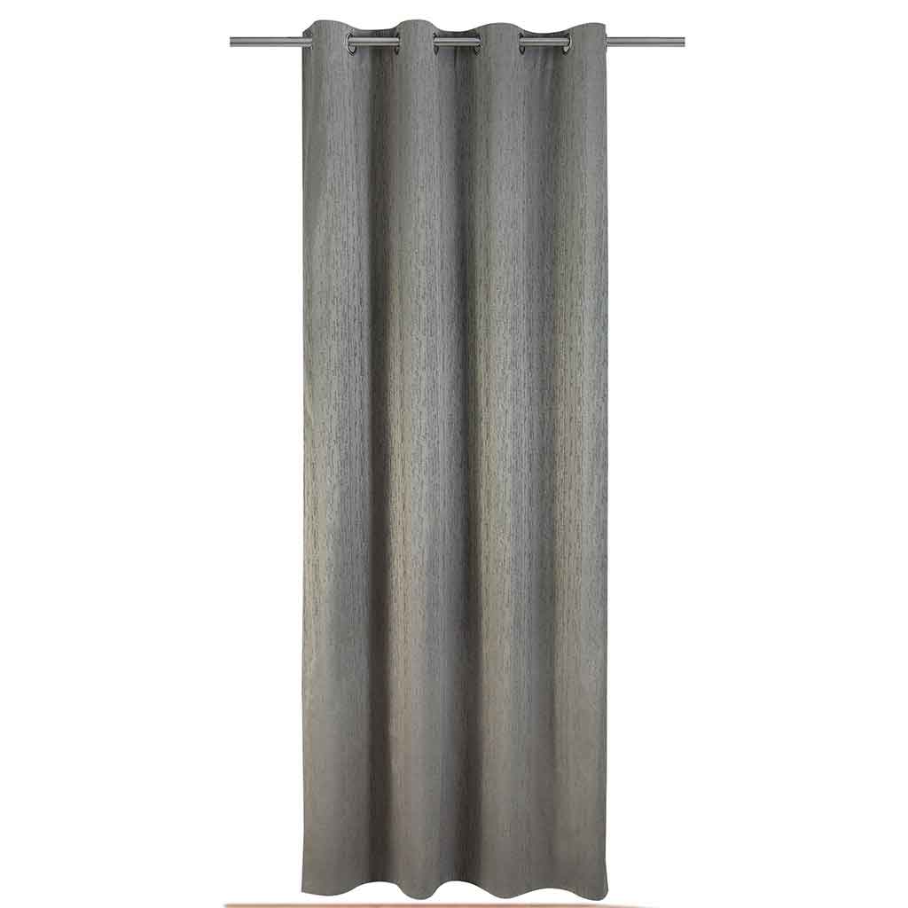 Cortina Blackout Jacquard Con Efecto Lino Verde 140X260Cm