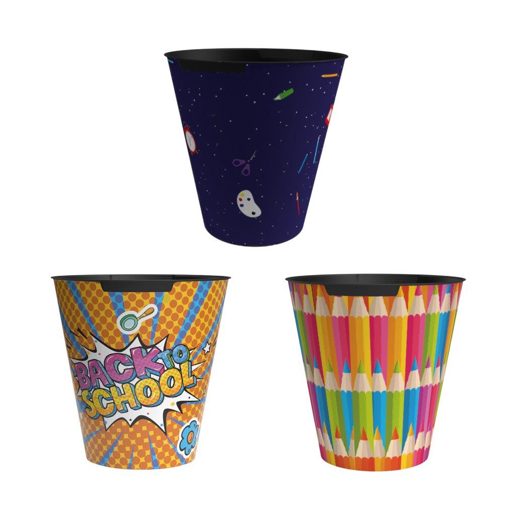 Papelera Estampado Surtido 10 L