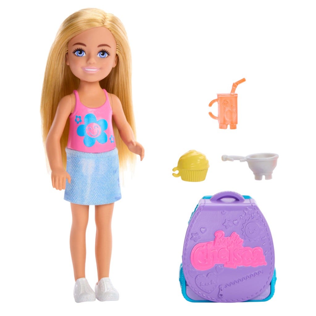 Barbie Chelsea Mochila Para Hornear