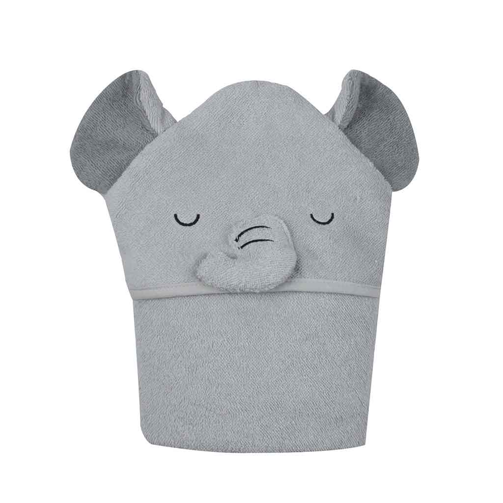 Toalla de baño con capucha de elefante 70X70CM