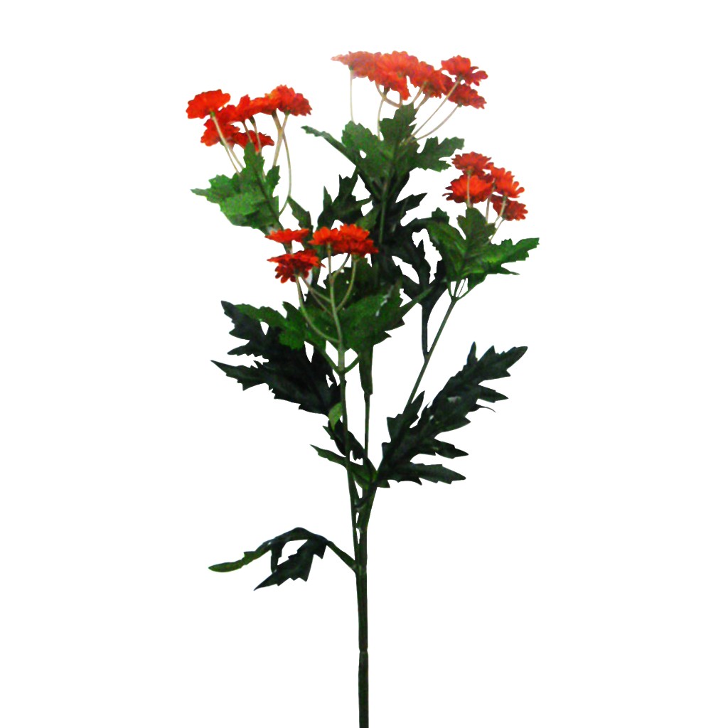 Flor Decorativo Daisy X4 Naranja