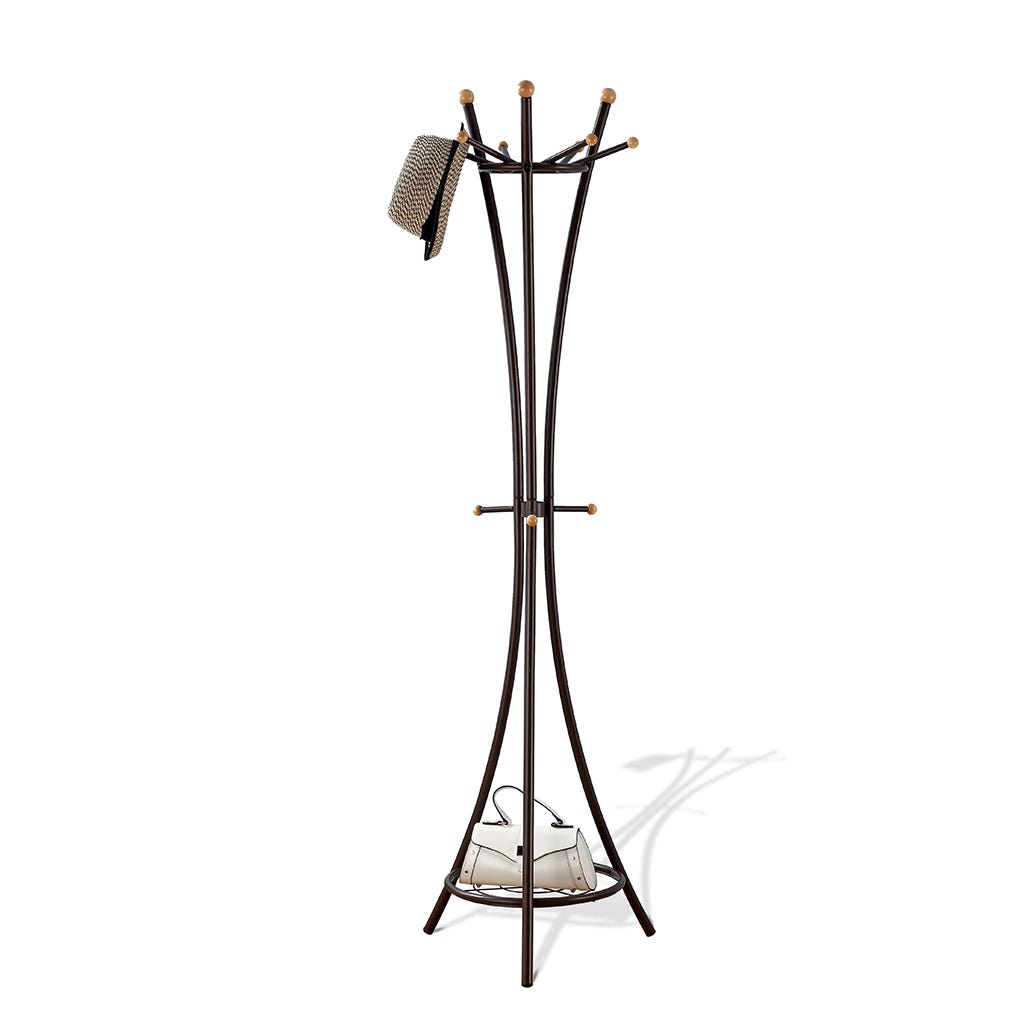 Perchero De Metal Márron 49.5x49.5x180.5cm