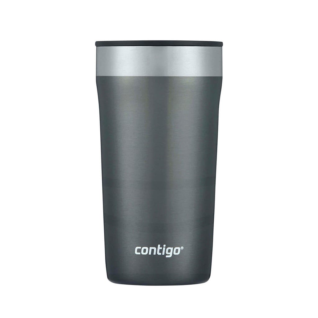 Taza Gris De Acero Inoxidable 16Oz