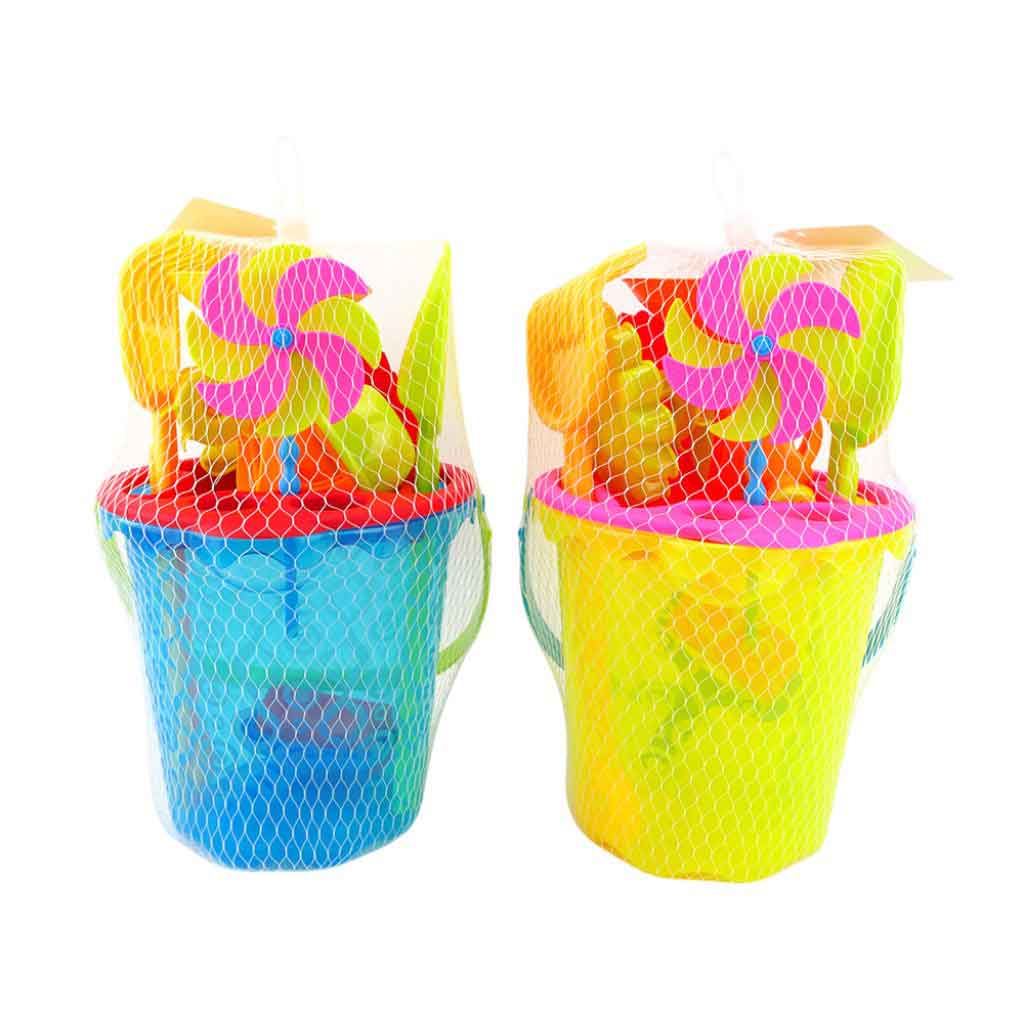 Balde De Playa Con Accesorios Surtidos