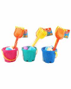 Set De Balde De Playa Con Accesorios Colores Surtidos