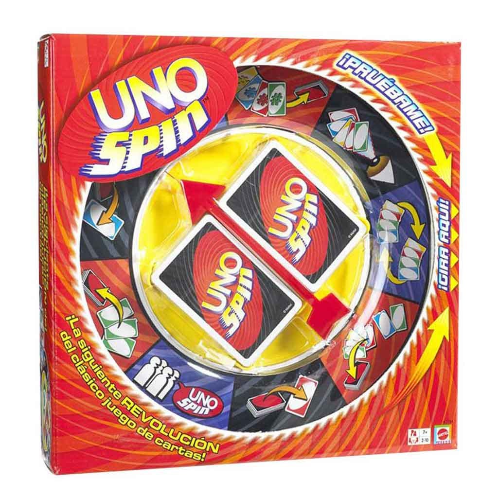 Juego De Cartas Uno Mattel Spin