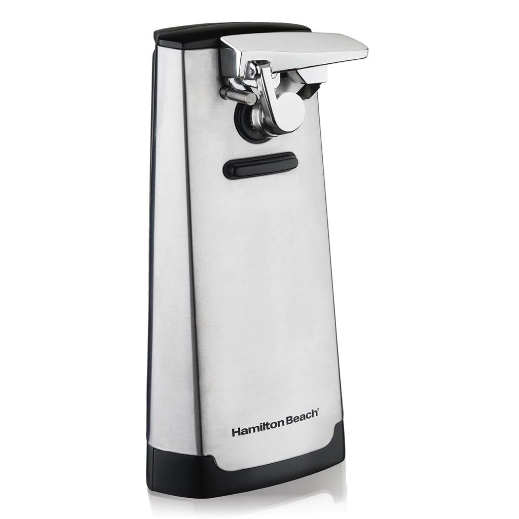 Abrelatas eléctrico automático con afilador Hamilton Beach