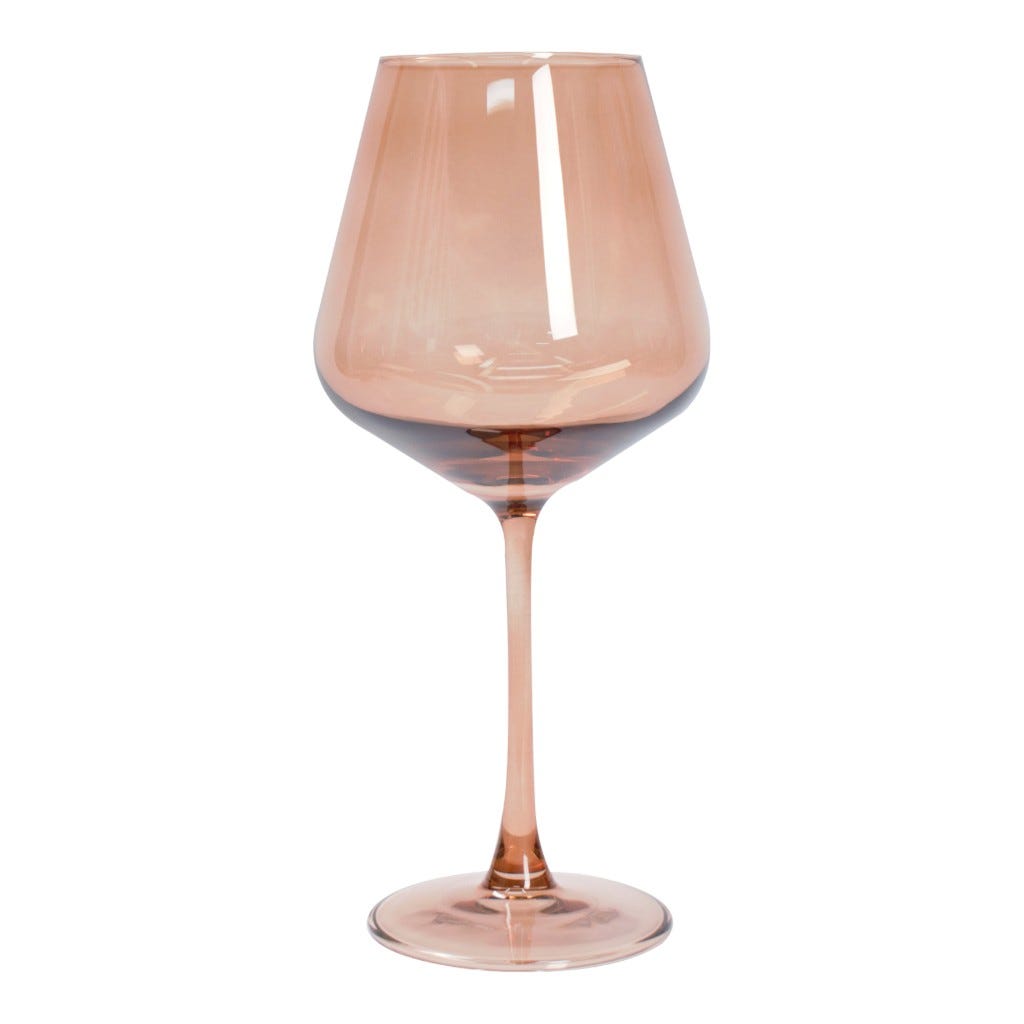 Copa De Vino Color Naranja 560Ml