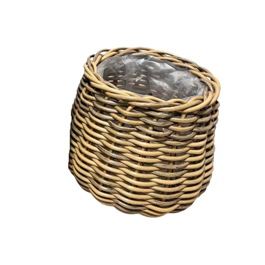 Cesta Redonda De Ratán 33X31Cm