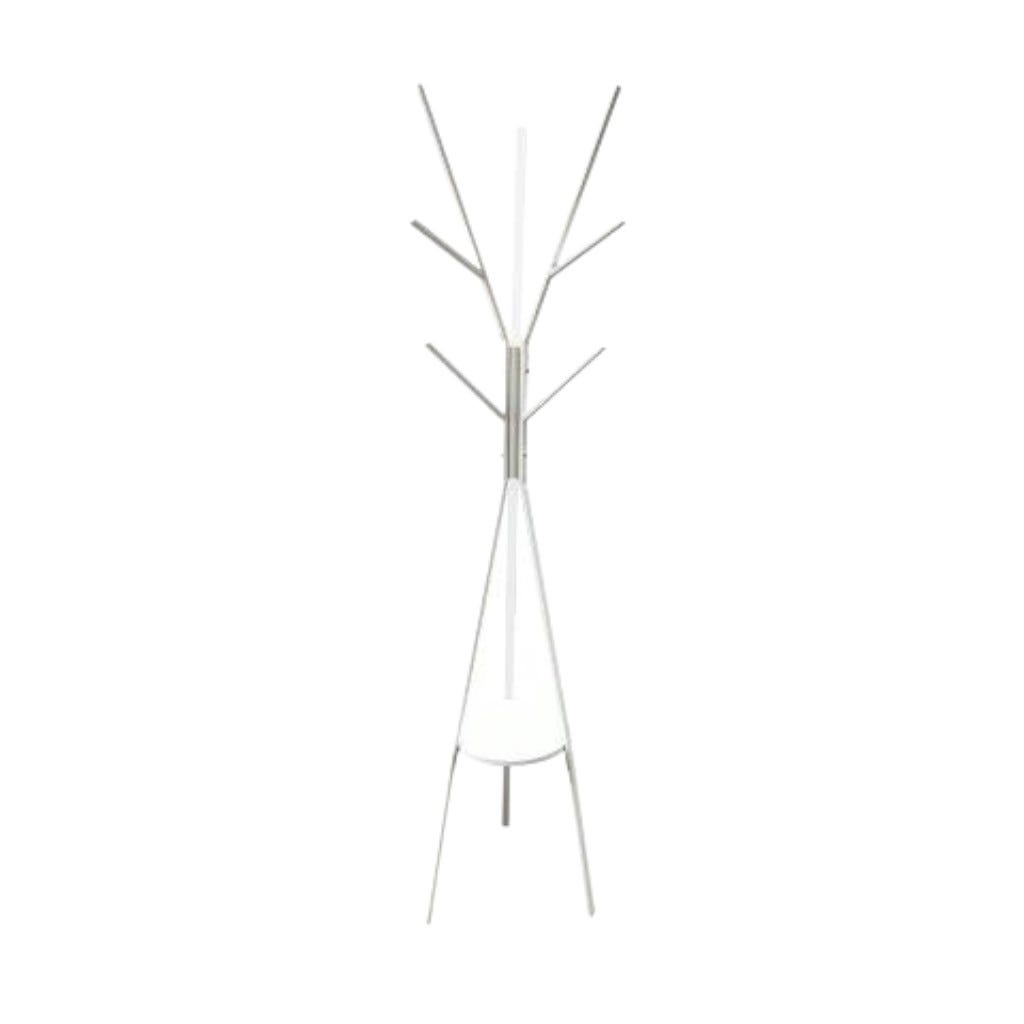 Perchero De Metal Blanco 44X37,5X179Cm