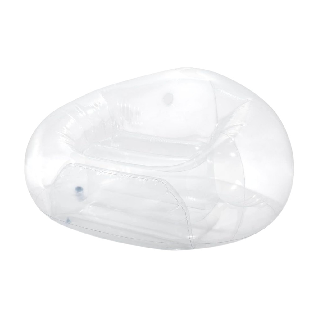 Silla Inflable Transparante 54X50X29In