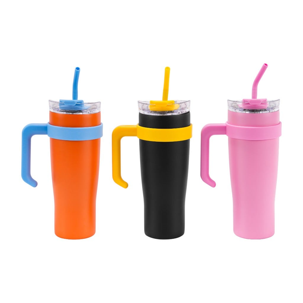 Taza Térmico Con Pajita 41oz