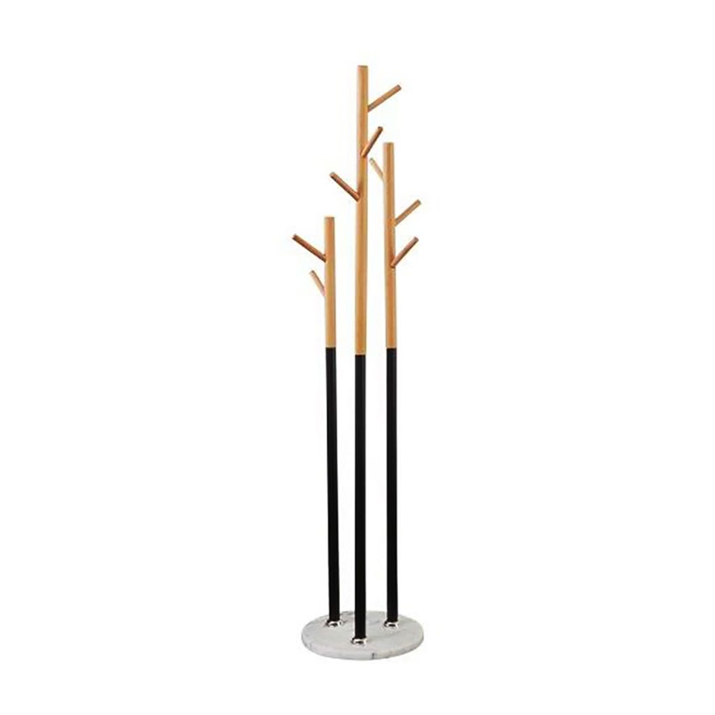 Perchero triple con forma de &aacute;rbol