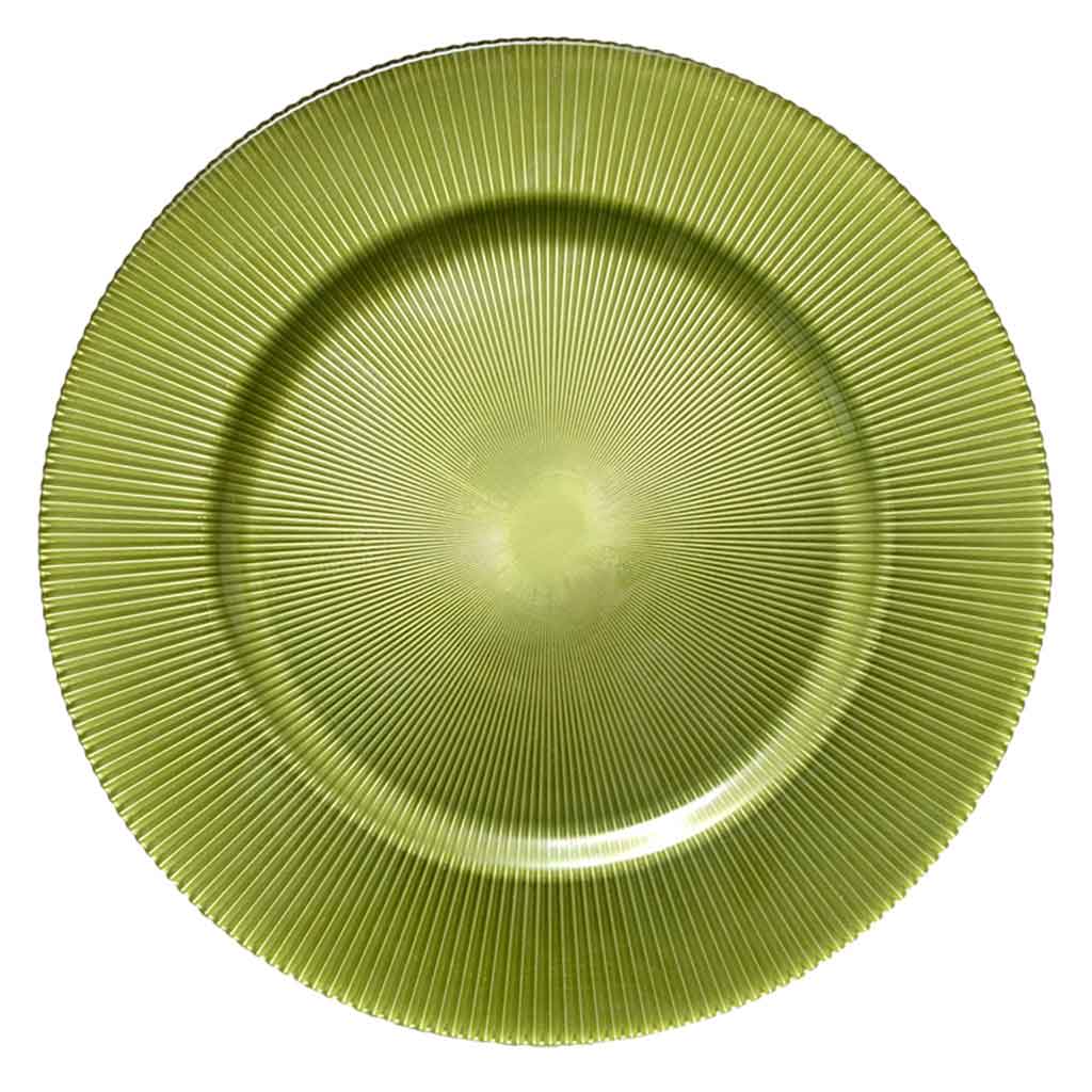 Plato de fondo verde 33cm