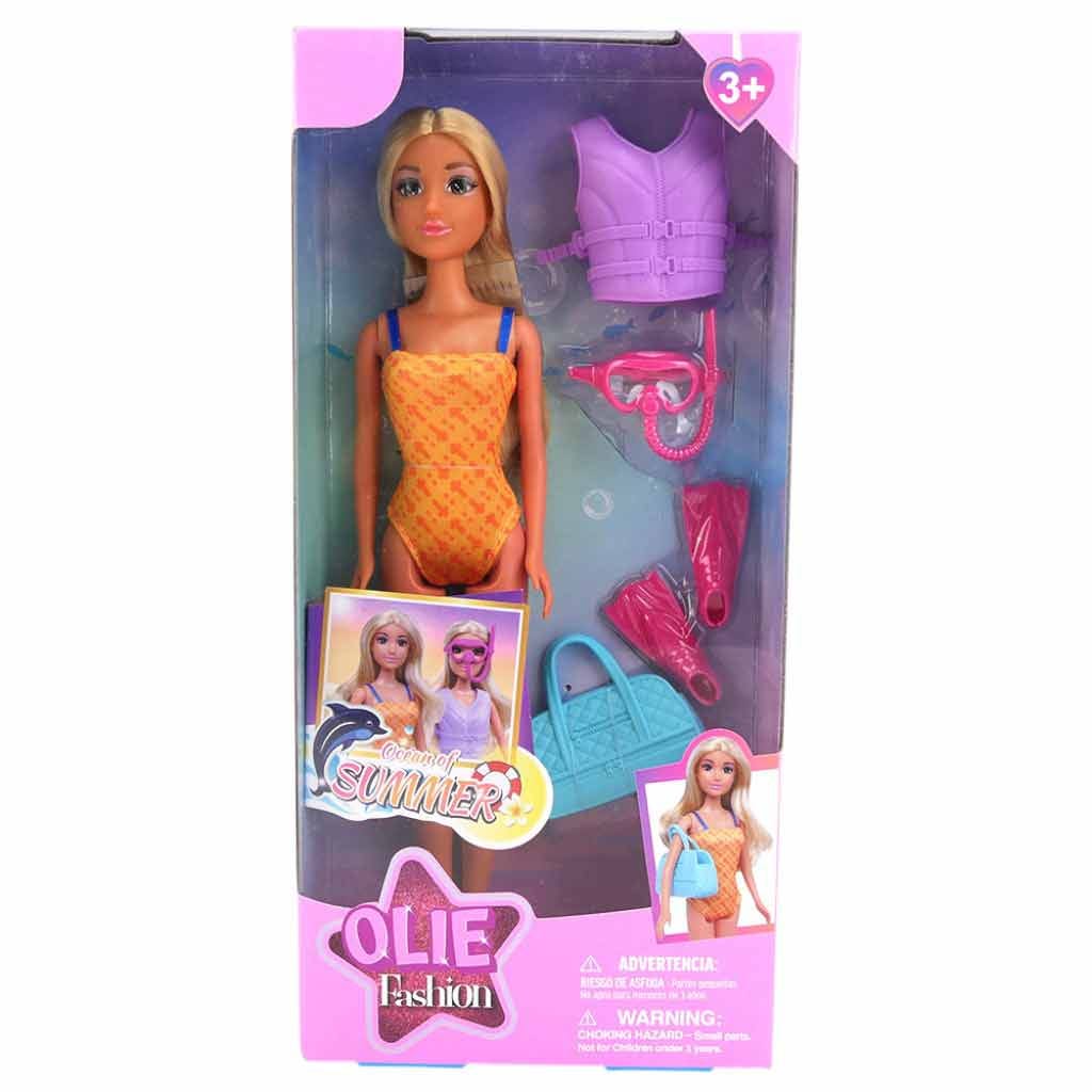 Muñeca De Moda Con Accesorios
