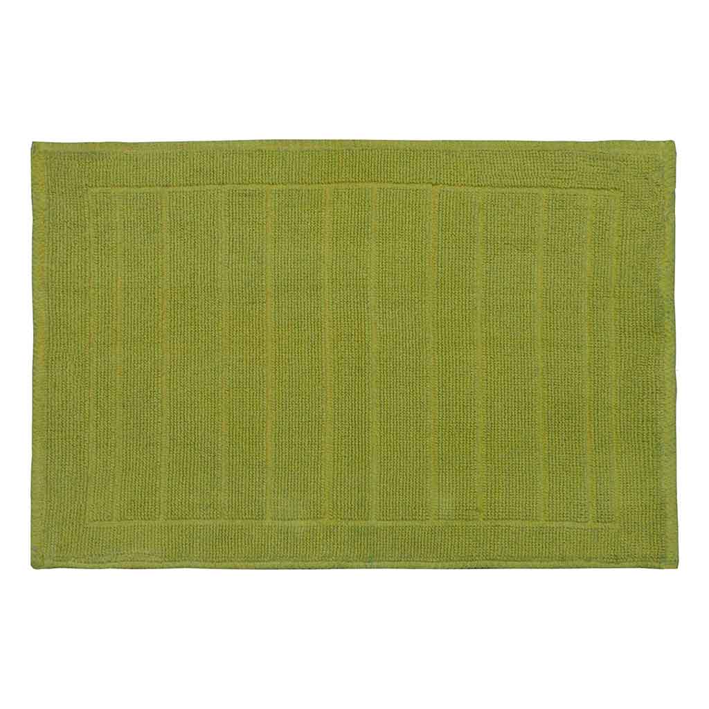 Alfombra de baño amarillo con detalle 50X80CM