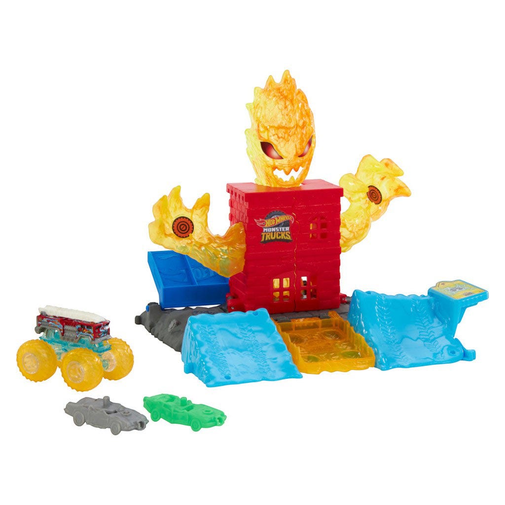 Hot Wheels Monster Trucks Desmontaje De La Torre De La Antorcha