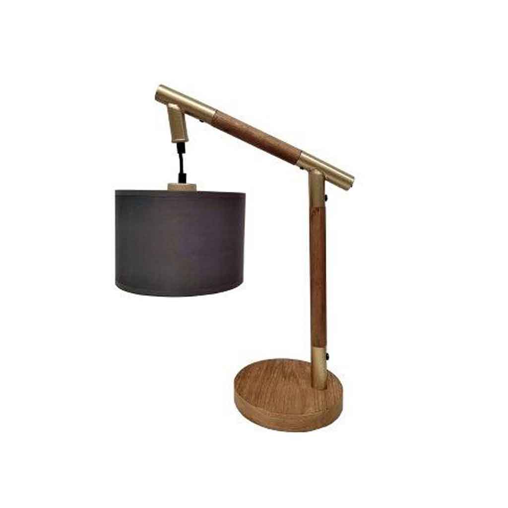 Lámpara De Mesa Decorativa Gris 36X20X52.5Cm