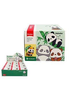 Set Misteriosa De Bloques De Construcción Con Temática De Pandas Surtidas