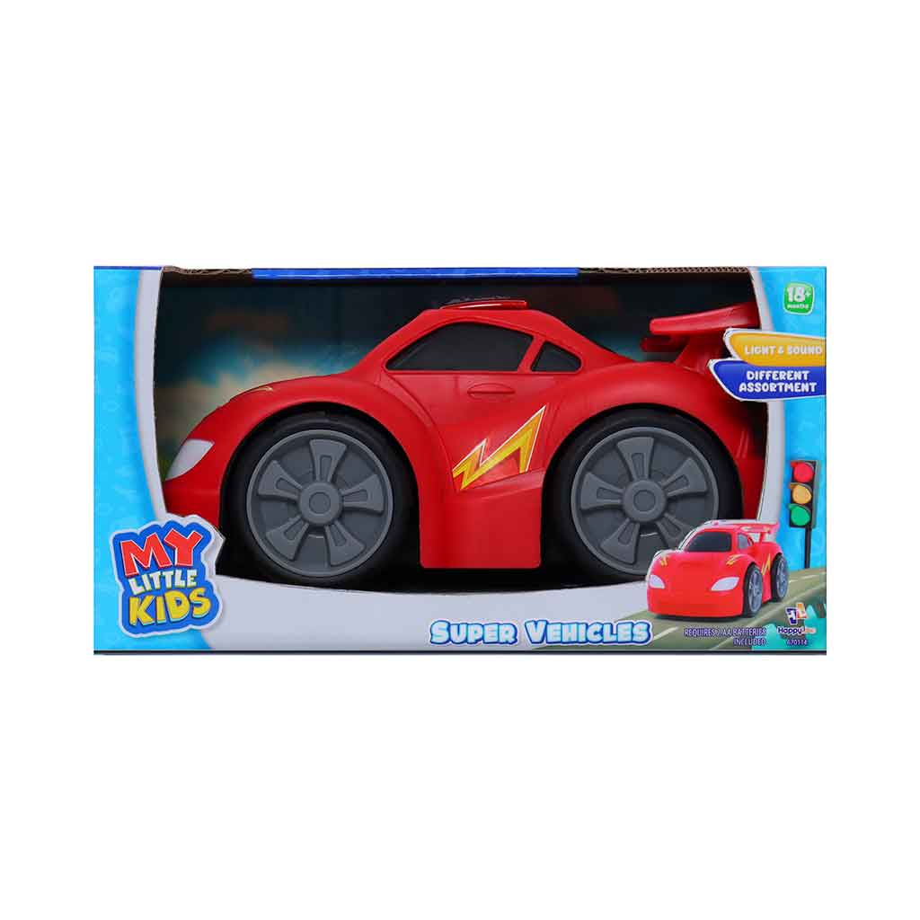 Auto De Carrera Con Luz Y Sonido Color Rojo