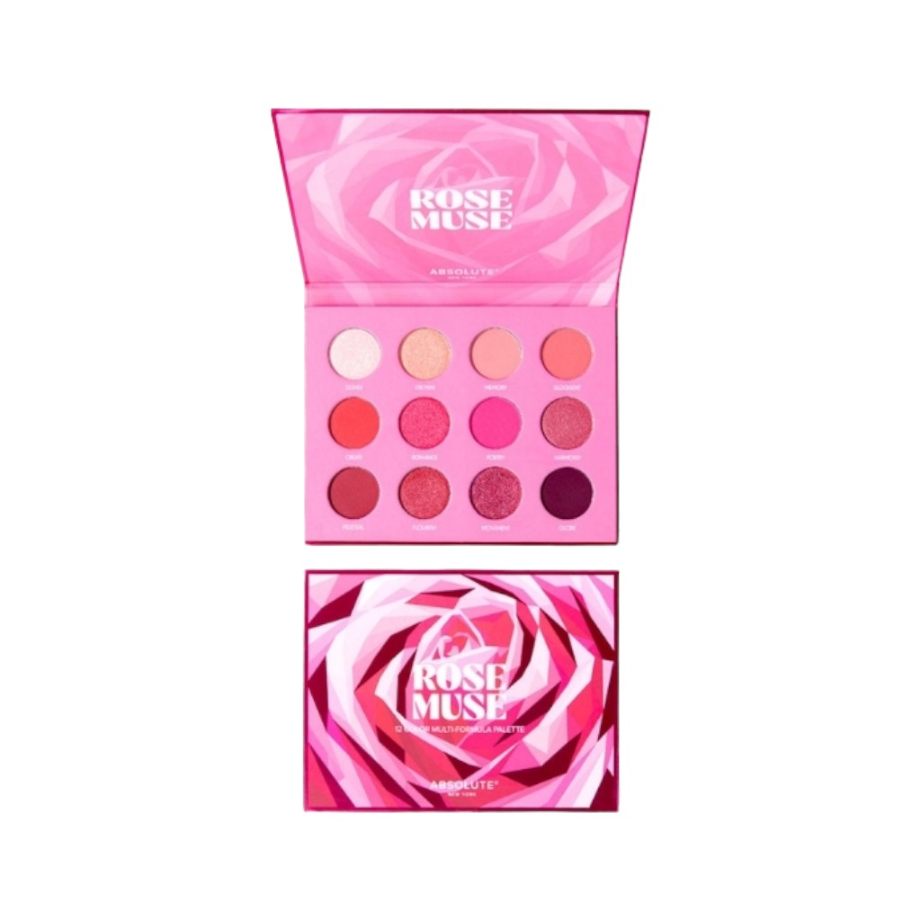 Absolute N.Y 12 Paleta De Sombras Rose Muse