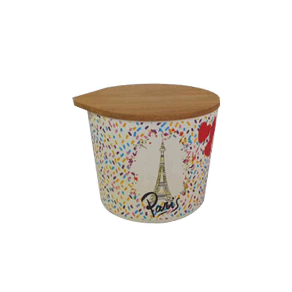 Conservador Estampado De Torre Eiffel 12Cm