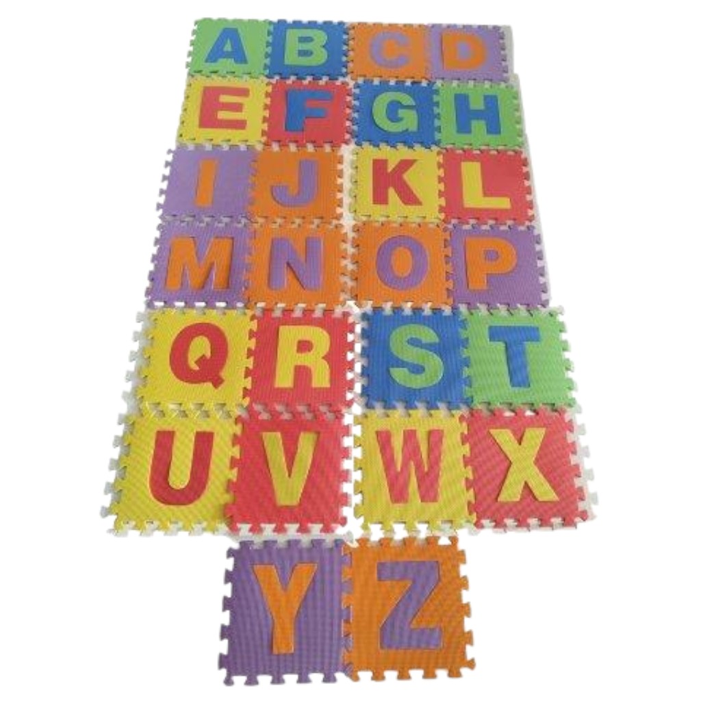Piso De Foam Letras A-Z 29X29Cm 26Pzs