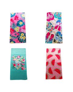 Toalla De Playa Estampado De Verano Surtido 68X138Cm