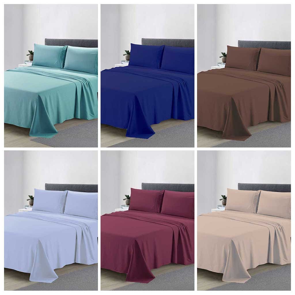 Sábanas Twin 168x244cm Colores Surtidos