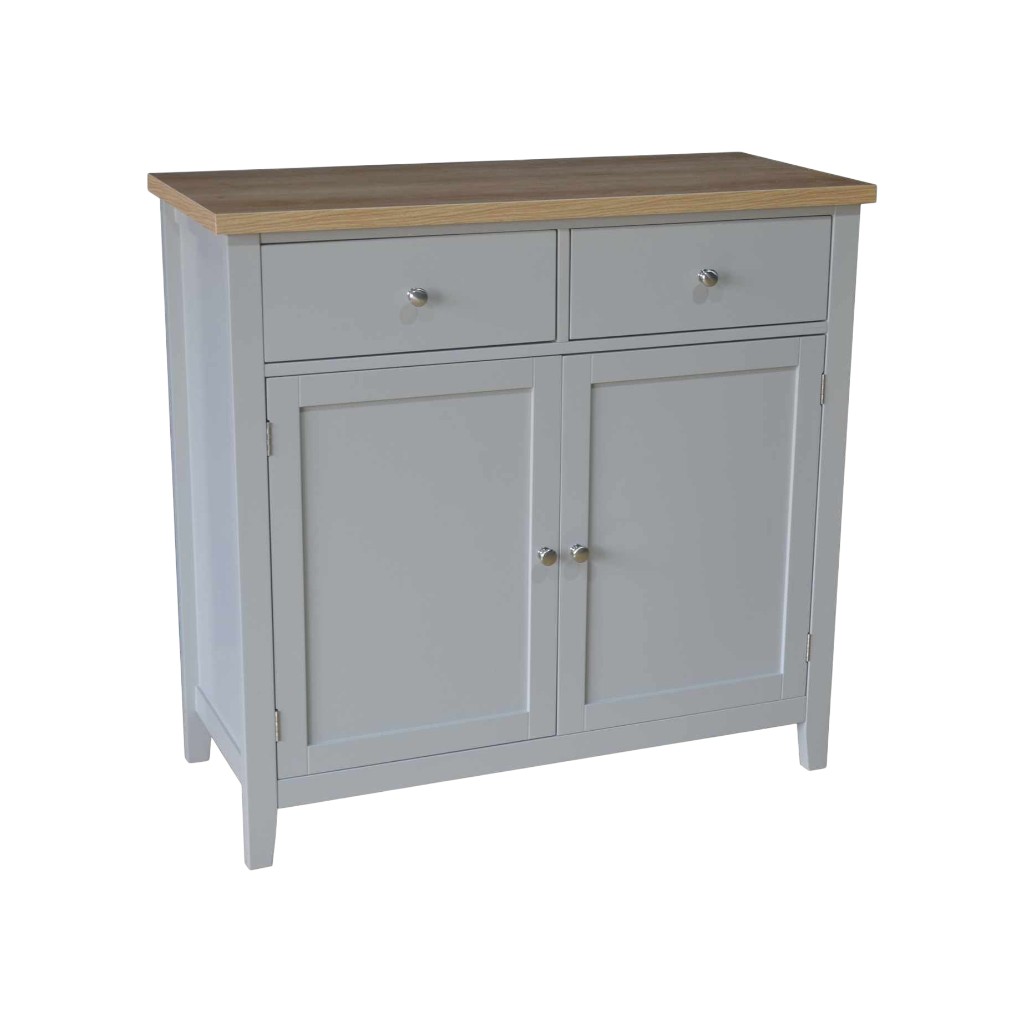 Gabinete Smile Natural/Gris 90X39.5X85Cm