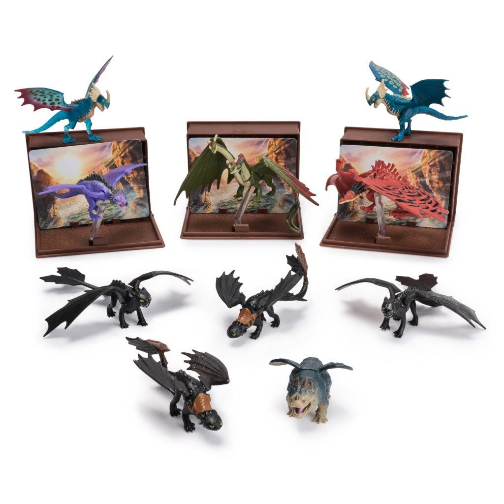 Dragons Mini Figura Coleccionable Surtido