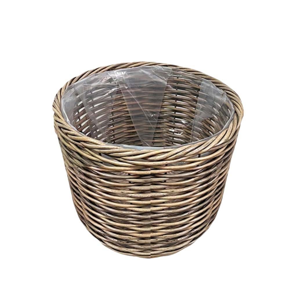 Cesta Redonda De Ratán 37X32Cm