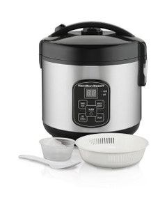 Olla Arrocera Y Vaporera De Alimentos Para 8 Tazas Hamilton Beach