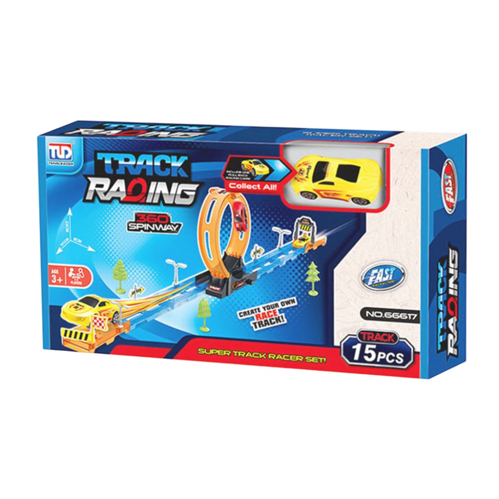 Pista De Carreras Giro 360 Grados Con 1 Carro