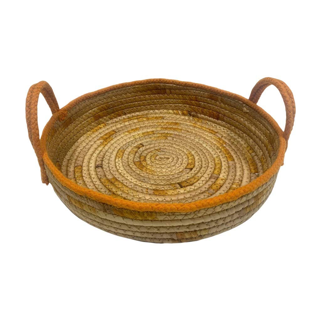 Cesta De Jacinto Con Asas 34X13Cm