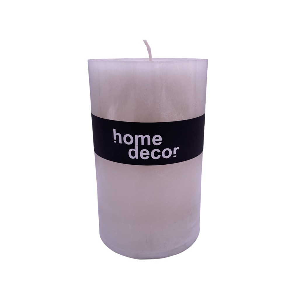 Vela Decorativa Blanco 9X15Cm