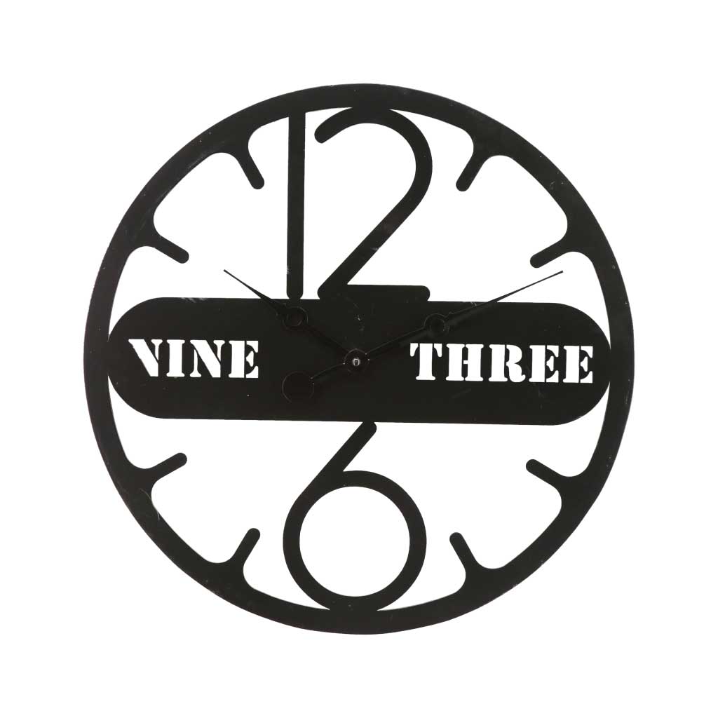 Reloj de Pared Color Negro