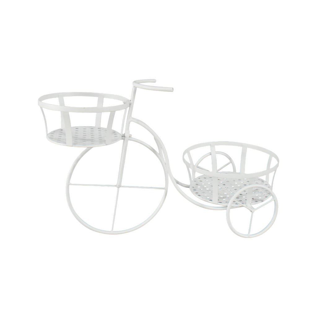 Porta Matero Bicicleta Blanco 53X23,5X33,5Cm