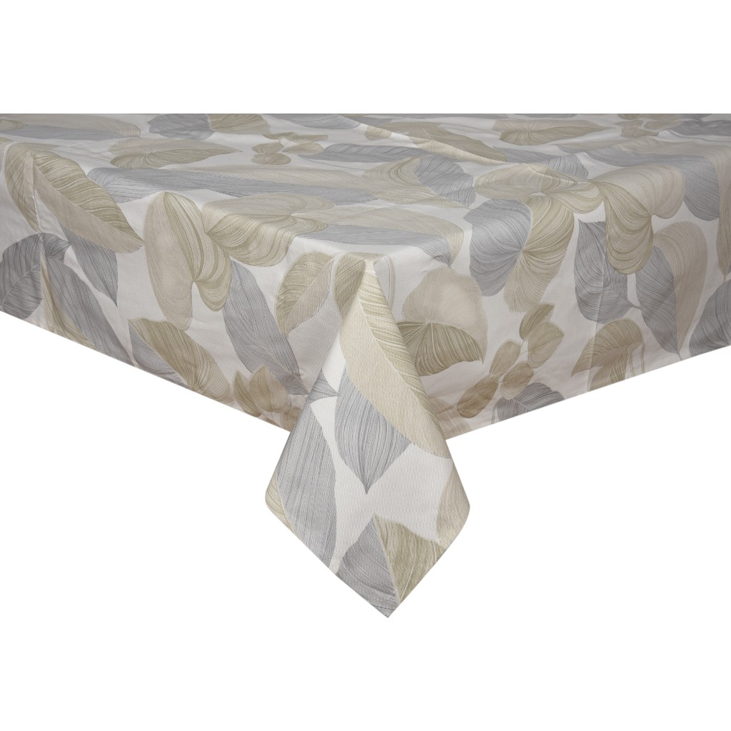 Mantel Estampado De Hojas 160X280Cm