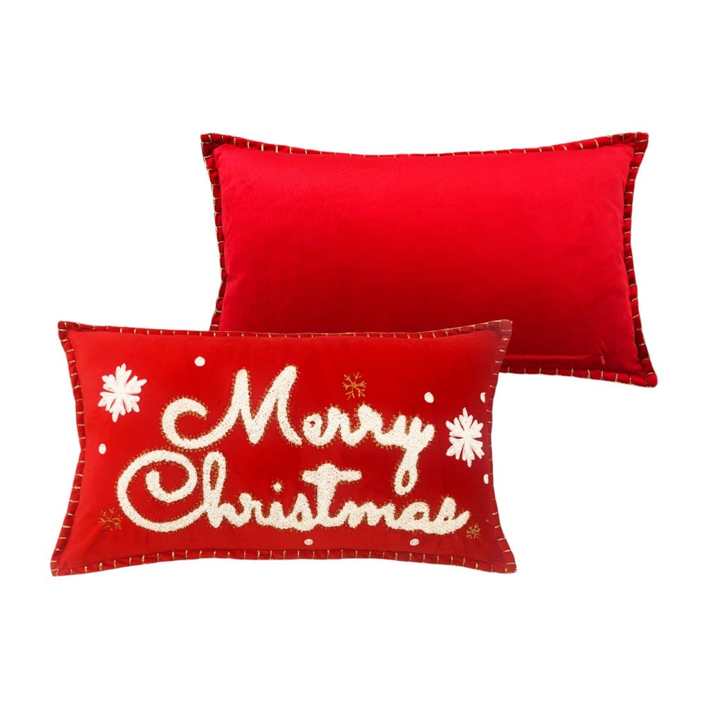 Cojín "Merry Christmas" 35X60Cm