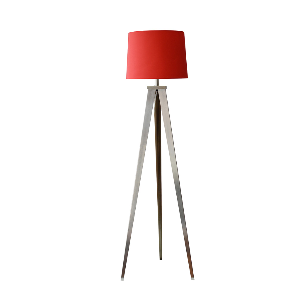 Lámpara Eléctrica De Piso Rojo