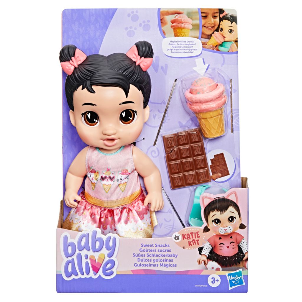 Muñeca Baby Alive Dulces golosinas Katie Kat