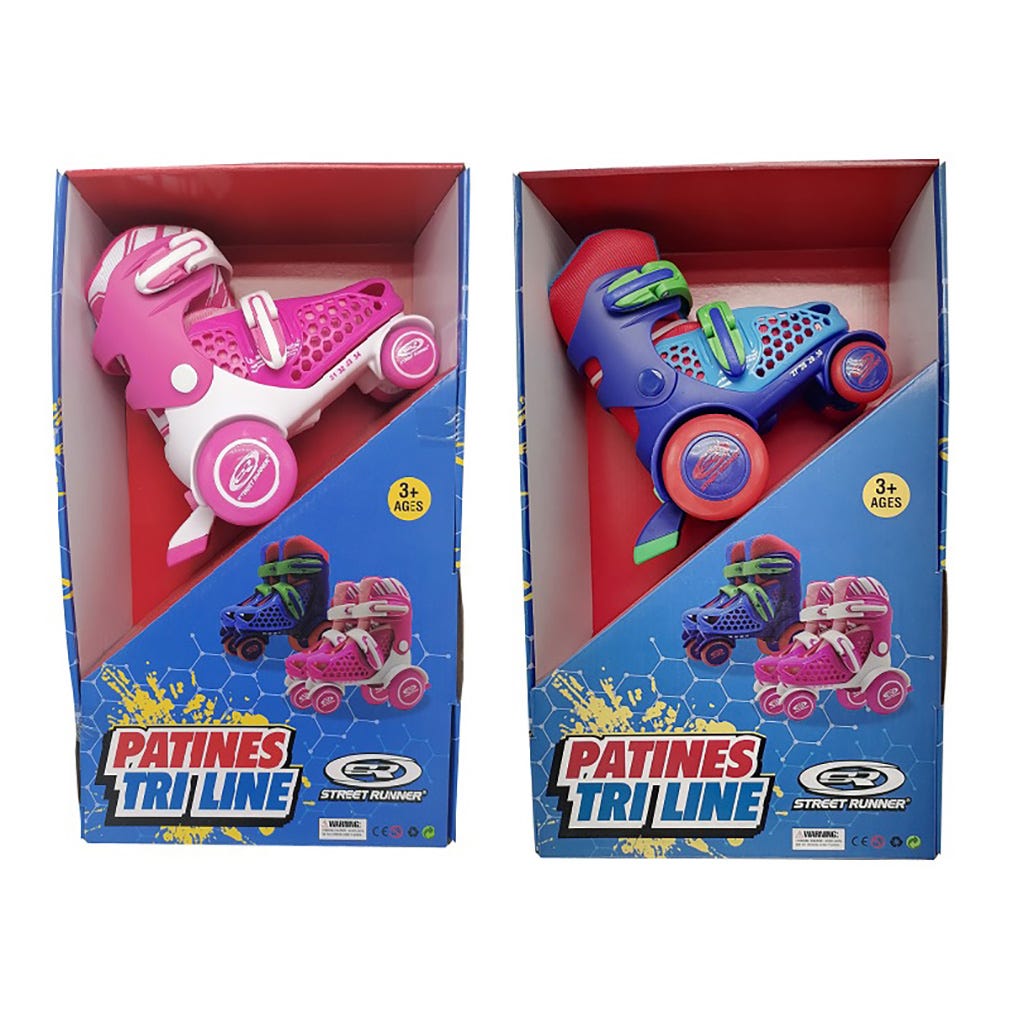 Patines de 4 Ruedas Street Runner Surtidos (31-34)